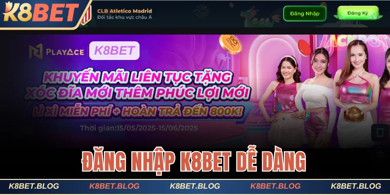 Đăng nhập K8bet