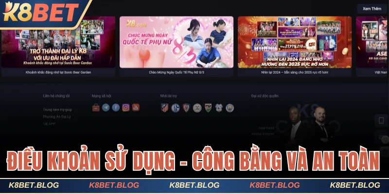 Điều khoản sử dụng giúp xây dựng sân chơi công bằng và an toàn