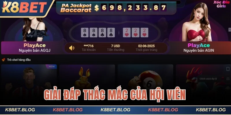 Giải đáp thắc mắc của hội viên