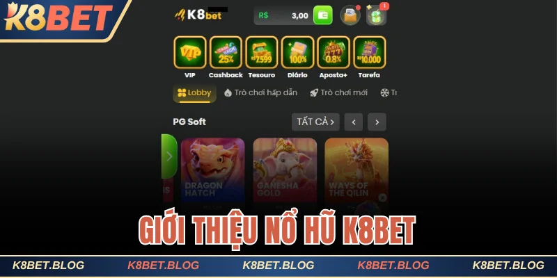 Giới thiệu tổng quan về nổ hũ K8bet
