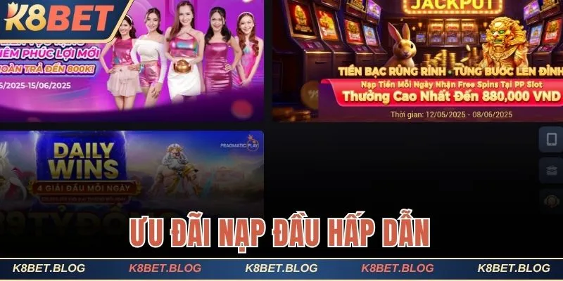 Ưu đãi nạp đầu giúp bạn có khởi đầu thuận lợi 